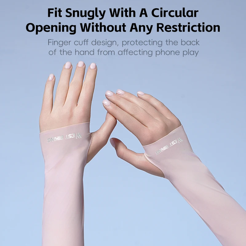 

WEST BIKING Велосипедные нарукавники УФ-защита от солнца Спорт на открытом воздухе Бег Баскетбол Дышащий солнцезащитный крем Манжеты на палец Рукава