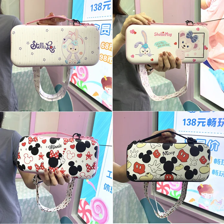 

Travel Carrying Storage Bag For Nintendo Switch NS Oled Game Console Box Shell Cover Cute Cartoon Sanrio Disney Protective Case