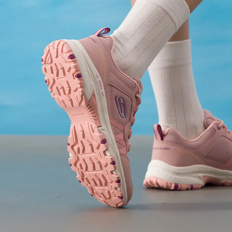 Skechers Women Outdoor Hiking Shoes 180017-OFWT/180017-ROS/180017-GYMT/180017-BKMN Lightweight Non-Slip Walking Shoes