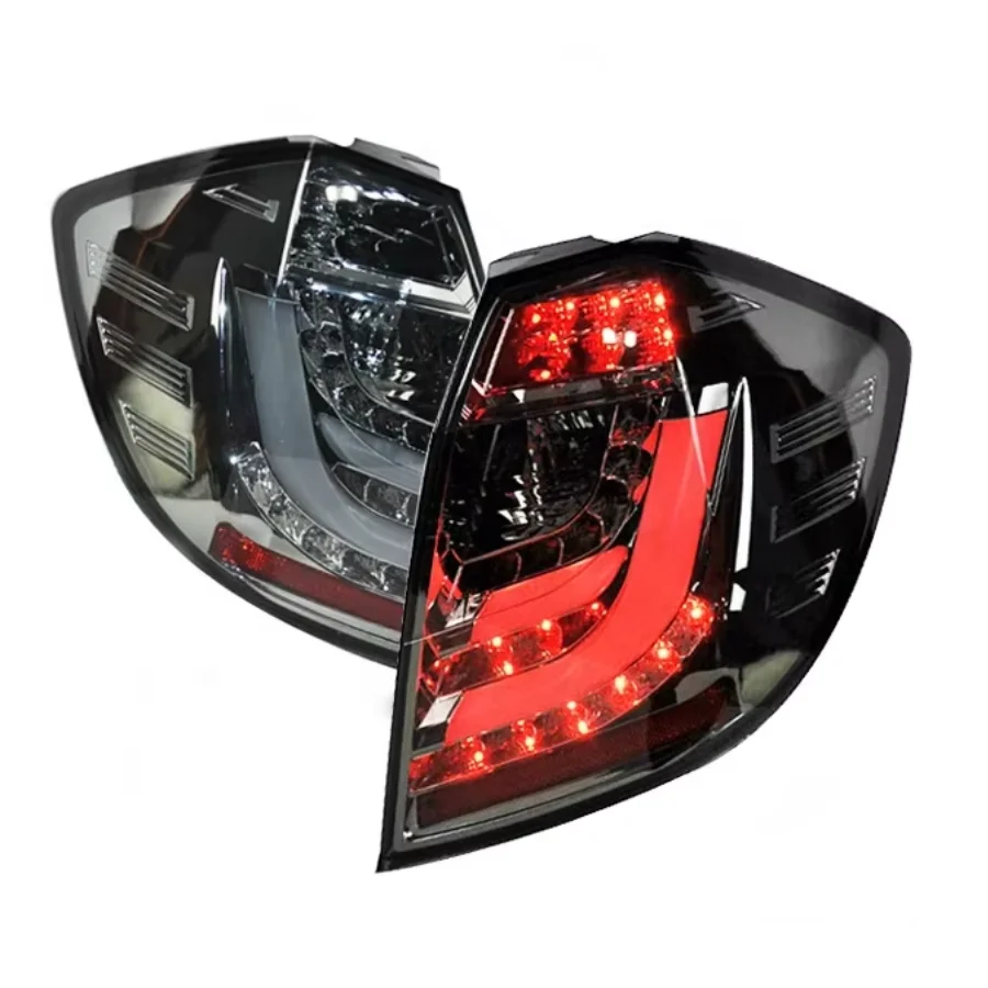

For Honda Fit Jazz LED Tail Lamp Hatchback 2009-2010 Black Bottom Transparent Surface SN
