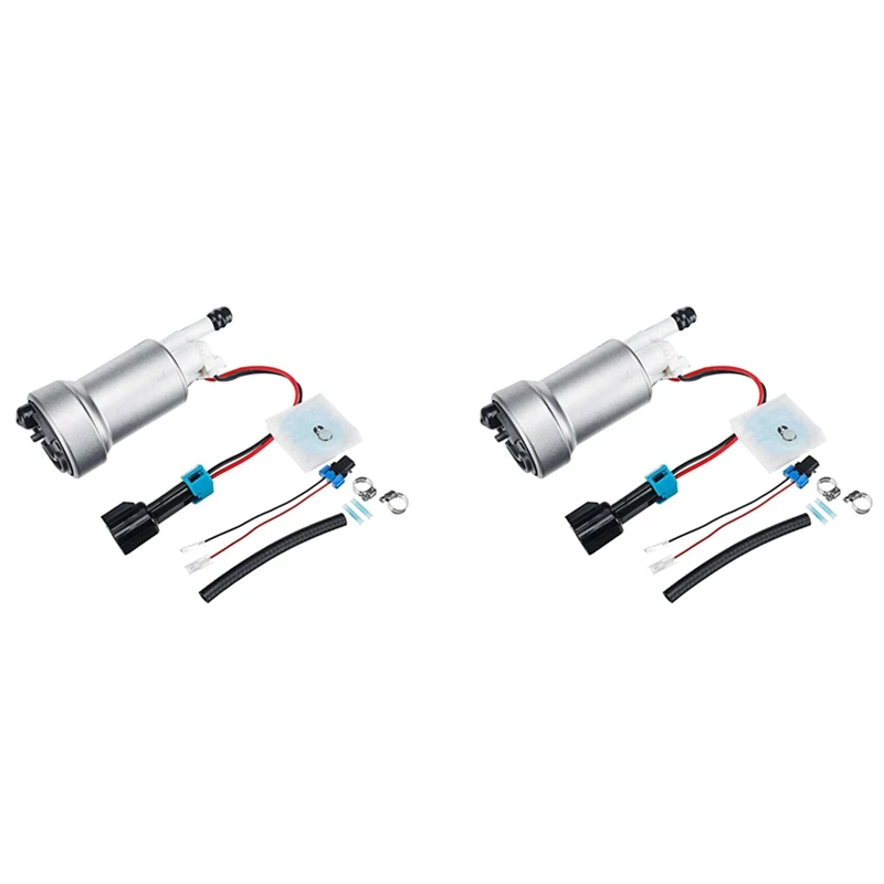 2X 12V 450LPH Fuel Pump Kit Accessories For Racing Walbro F90000274