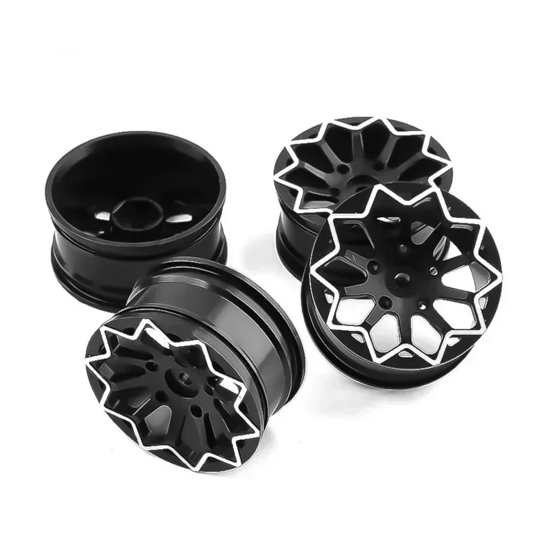 4 pcs 1 Set Aluminum Alloy Metal Whee Rim Fit HPI HSP RC model 1:10 On-Road Racing Car for HSP94123/94122/94103 D4/D3/CS 5Yall