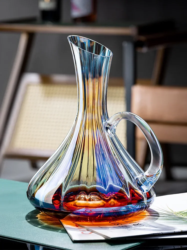 

Advanced Crystal Red Wine Decanter, Creative and Personalized, Household Large Size Score