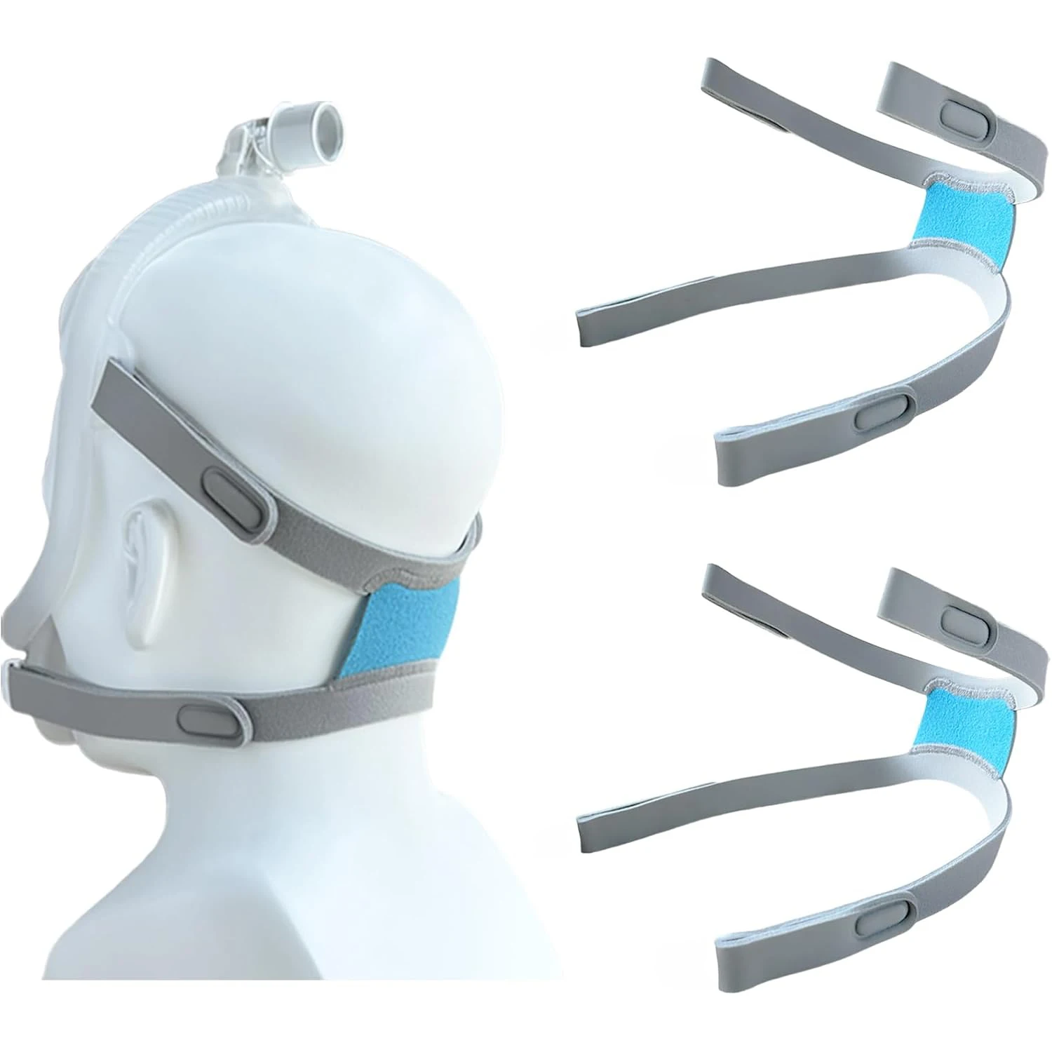 2/1pcs Replacement Headgear for Airfit F30i Mask, Airfit F30i Headgear Strap,Adjustable Fit Elastic Material, Comfort To Wear
