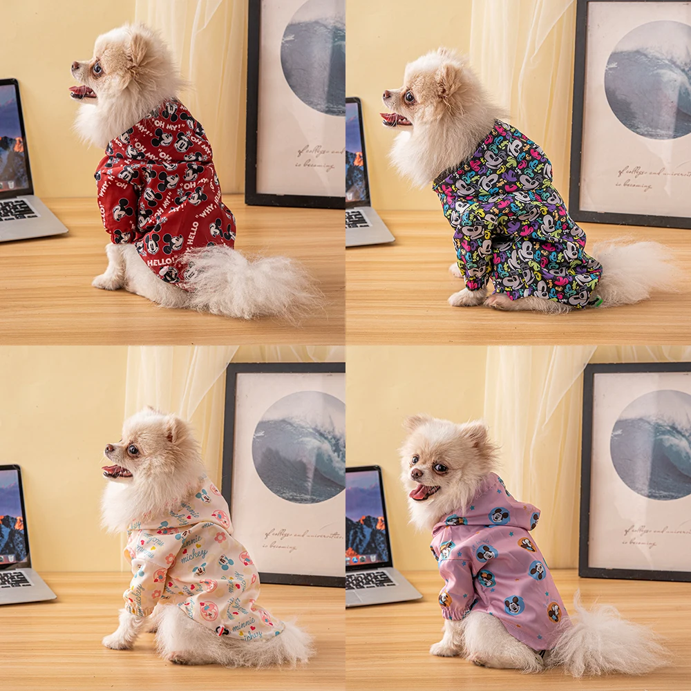 

Disney New Dog Coats Fashion Print Dog Clothes York Bulldog Fashion Designer Pet Clothing Seasonal Dog Clothes Puppy Clothes