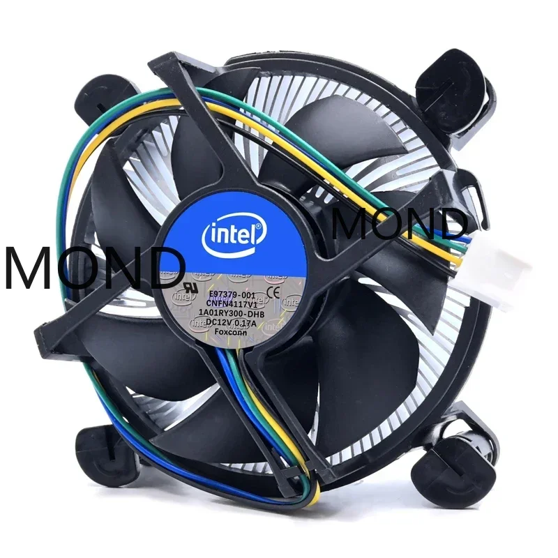 Intel kipas pendingin CPU E97379-001/003 Radiator Heatsink aluminium I5 I7 Motherboard 12V 0.17A 0.2A 0.6A