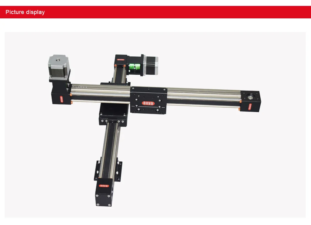 QRXQ XYZ-S/X 3D Printer Spraying Machine RXP45 Synchronous Belt Module Multi-axis Moving Slide Linear CNC Linear Guide