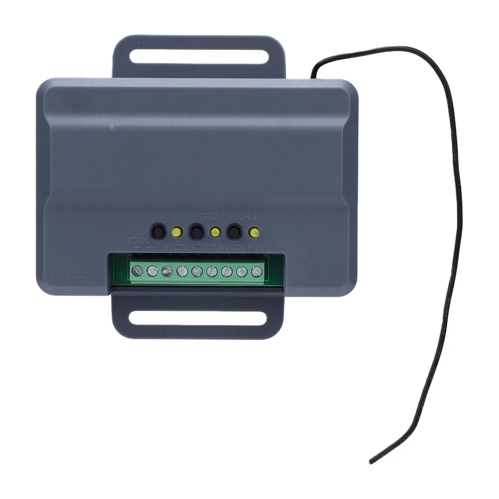 Universal Garage Door Opener Receiver 3 Channel Compatible Universal Gate Receiver Remote 3 Channel Receiver Industrial Use