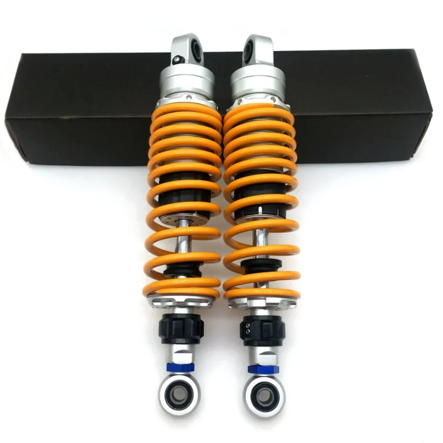 

One Pair 305mm 320mm 330mm 340mm 345mm 350mm 360mm 8mm Spring Motorcycle Shock Absorber Adjust Rear Suspension for Yamaha Honda