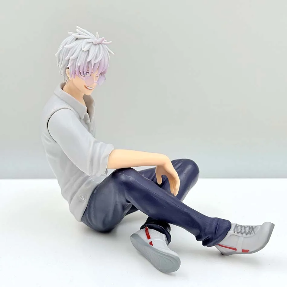 Hot Jujutsu Kaisen Mini figurines Satoru Gojo Figurine Action Geto Suguru Figurine Q Version Anime modèle PVC Collection jouets Statue