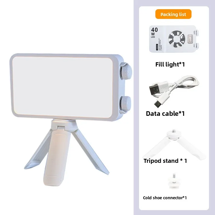 Live Broadcast Fill Light,Multi-purpose Beauty Lighting for Host Streaming,Selfie Video Shooting and Tablet Lighting Tool