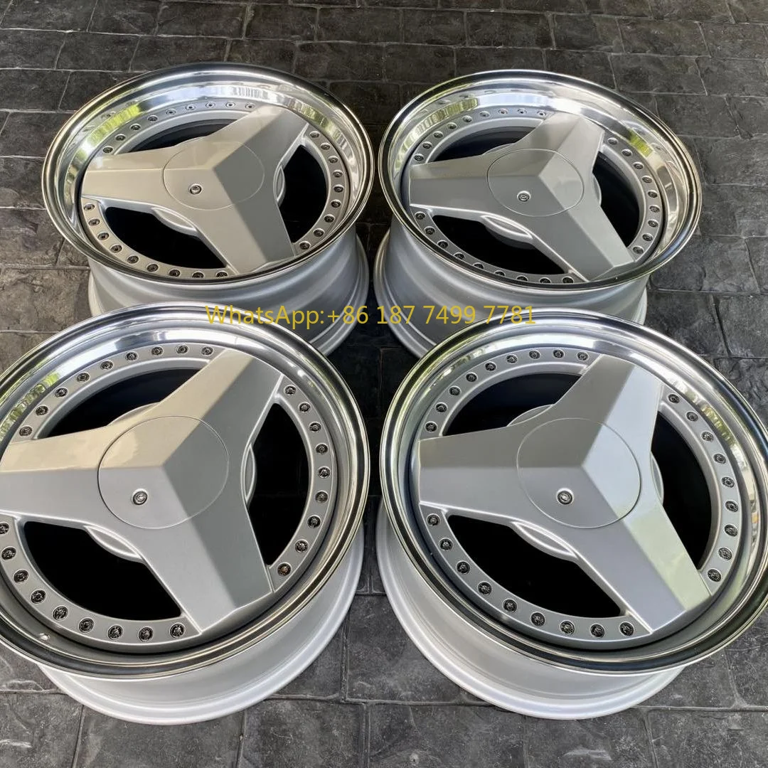 

Car Rims Deep Concave Alloy Wheels High Performance 5x114.3 5x120 Wheels 2 Piece Design Polished Lip