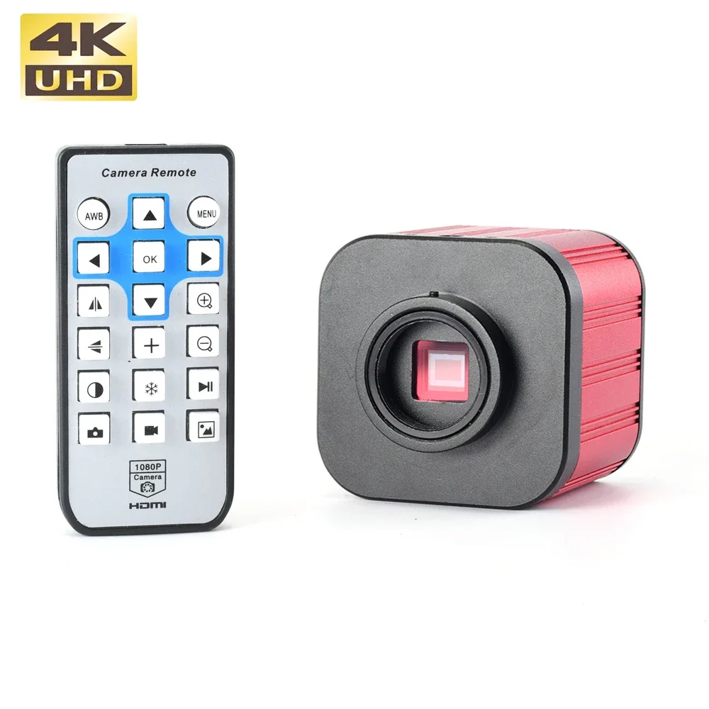 4K Digital Microscope 2160P/1080P HDMI-Compatible USB Industrial Electronic Video Microscope Camera for Phone CPU PCB Repair