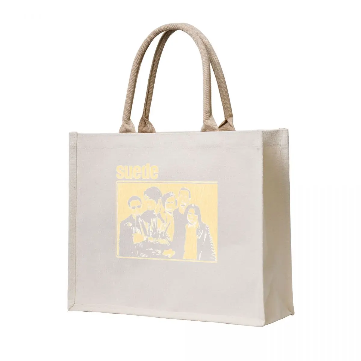 

Suede-Distressed-Vintage-Style-90s-Essential Tote Bag bag for beach Shopping bags Women's handbag