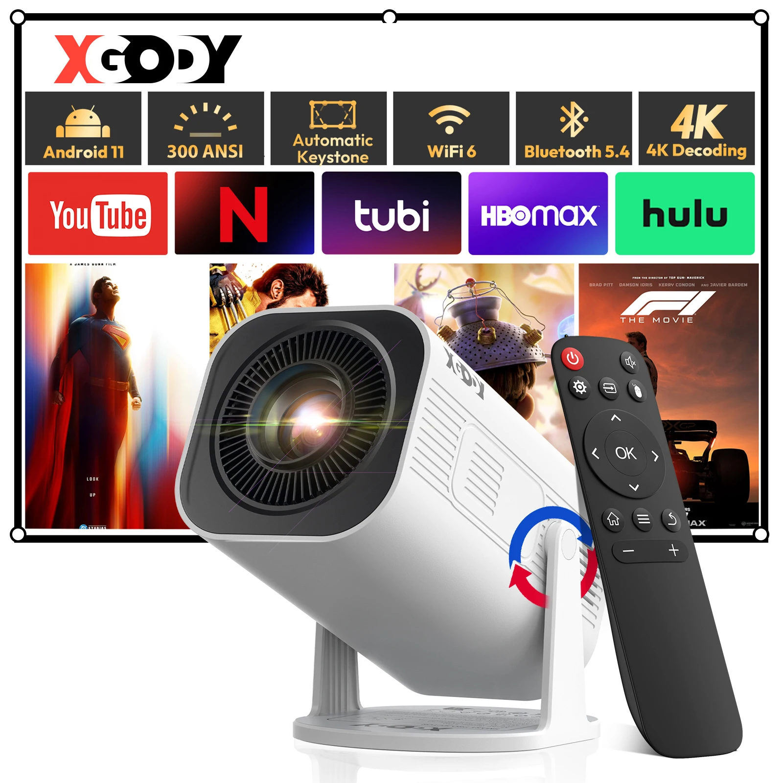 #22 Newest 4K Projectors