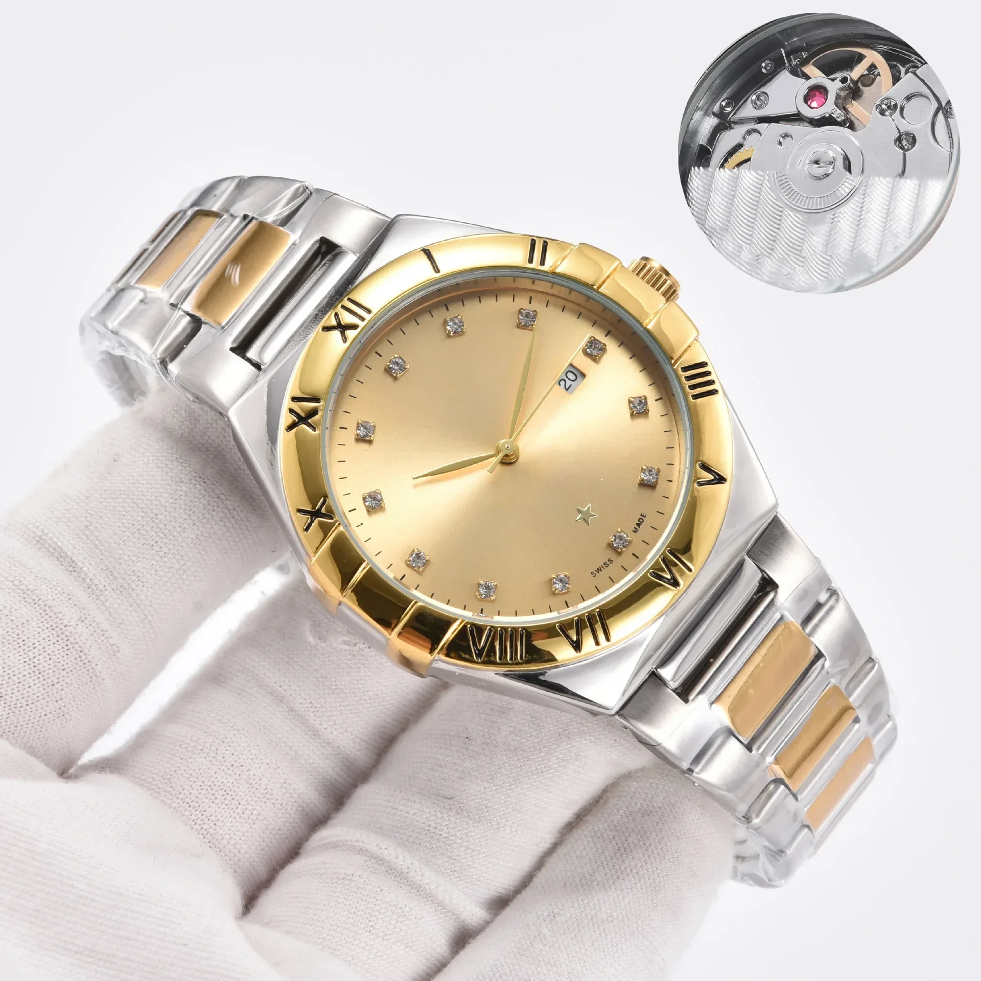 2025 Reloj de lujo de marca superior a la moda para hombre, reloj sencillo resistente al agua para hombre, relojes de calidad únicos, reloj de pulsera de cuarzo