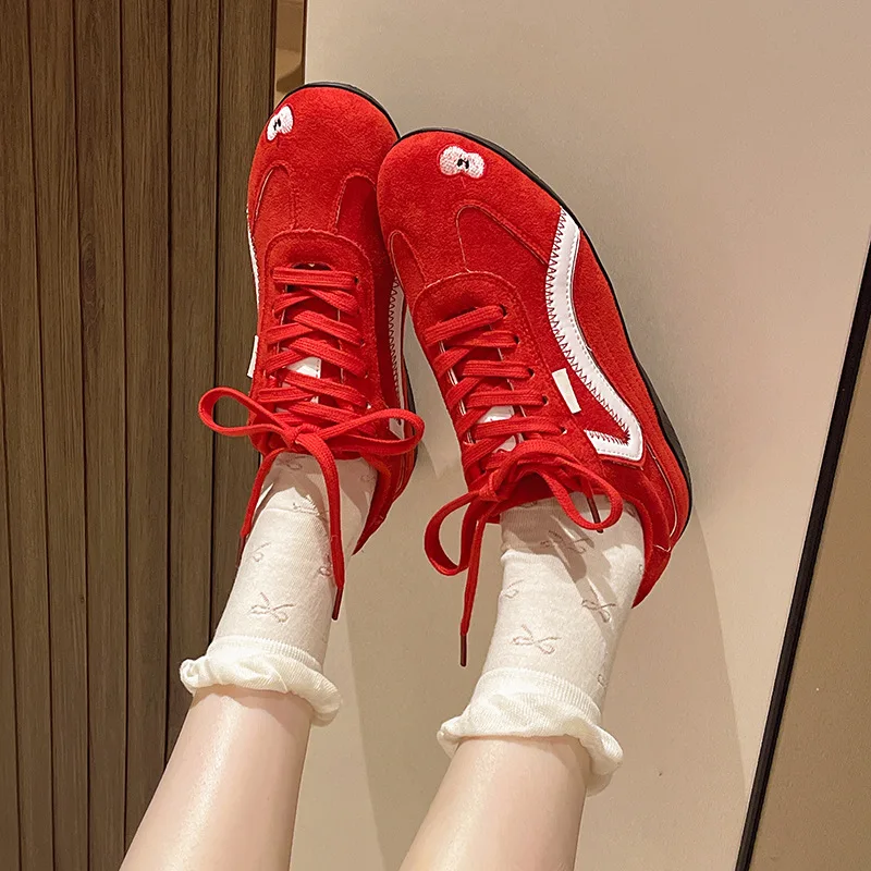 

Women's Moral Training Shoes, Sports Shoes, Apple Embroider 2025, High Street