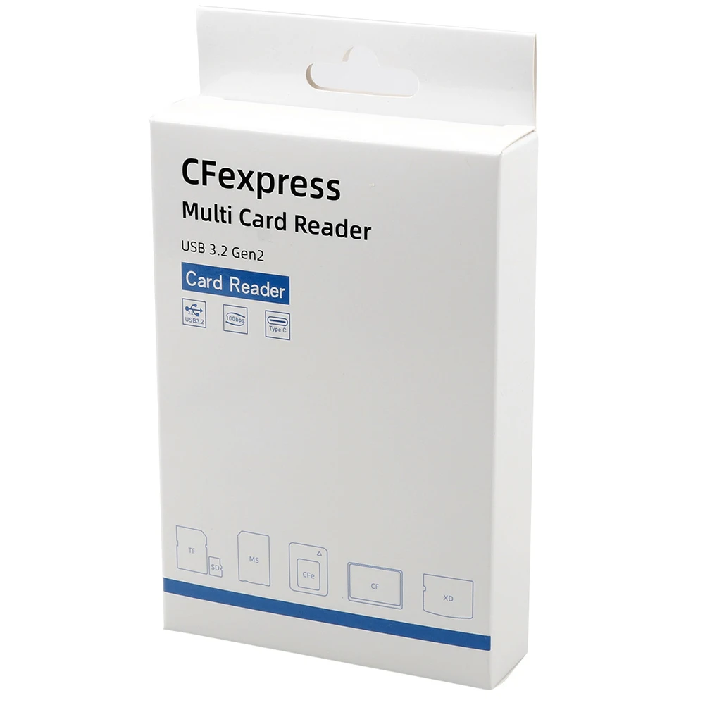 

Адаптер устройства чтения карт памяти 6 в 1 CFexpress типа B/CF/XD/MS/SD/TF, 10 Гбит/с, мульти-устройство чтения карт памяти с кабелем для Windows XP OS