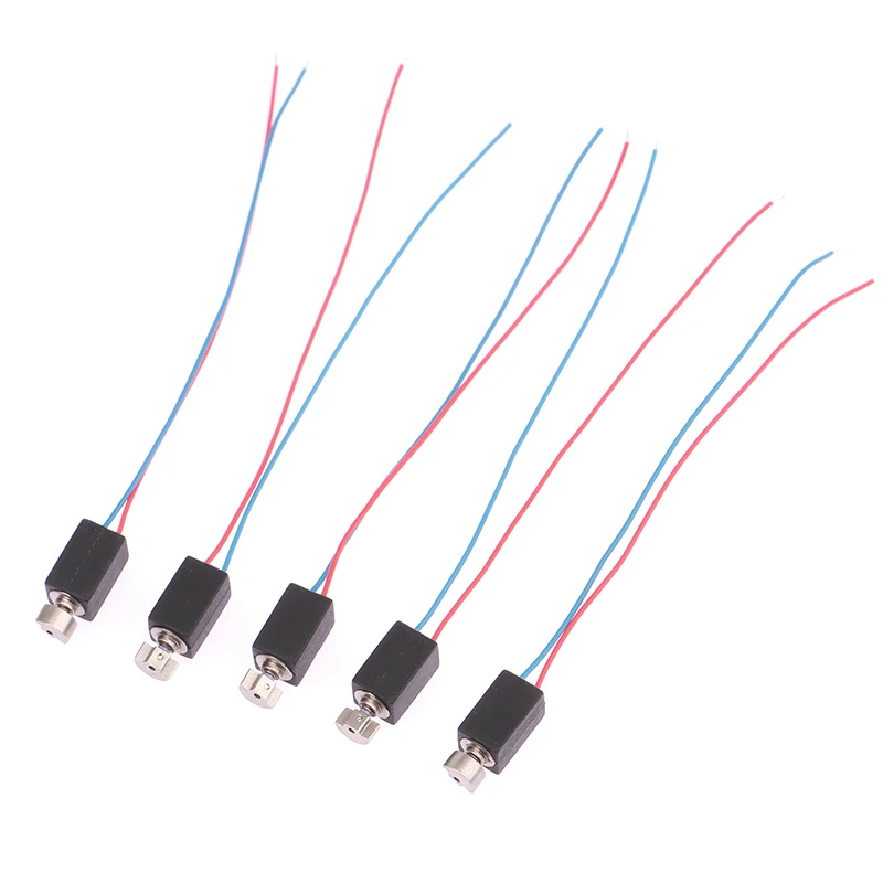 ** New! 5Pcs 4mm*8mm 0408 Mini Micro Vibration Motor DC 3V Hollow Cup Coreless Motor Small with Eccentric Wheel DIY Massager Toy