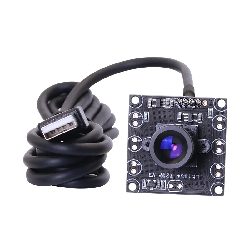 8mm 30-degree CMOS Sensor 30fps 720P 1054 UVC Plug Play Manual Focus Mini USB Camera Module 8mm 30-degree CMOS Camera Module
