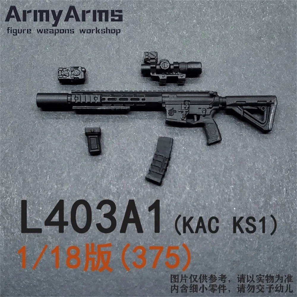 

Snail ArmyArms 1/18 Doll Soldier About 5.5cm L403A1 Rifle KAC KS1 Not Launch 3.75'' Model Toy Gift In Stock