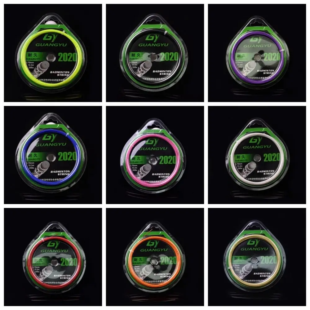 High Elastic Badminton Racket Line Carbon Nanofiber Fiber Badminton String High Flexibility Nylon Badminton String Line Amateur