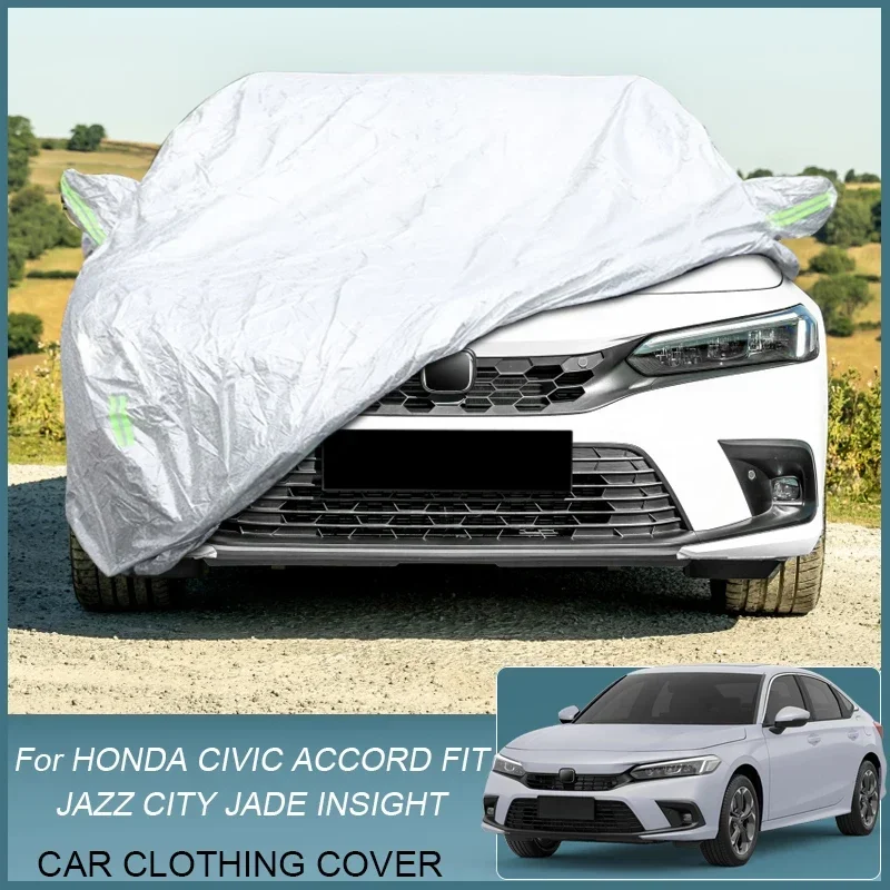 

Full Car Cover Rain Frost Snow Dust Waterproof For Honda Accord City Ballade Civic JAZZ FIT Insight ZE4 JEDE Hatchback Sedan