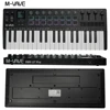 M-VAVE SMK-37 PRO 37키 MIDI 키보드 (16개 RGB 패드 & 8개 노브 포함) 소프트웨어 작동 지원 USB MIDI 컨트롤러 6