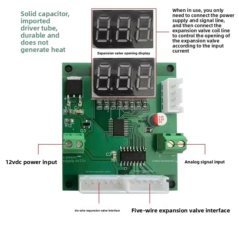 Electronic expansion driver 4-20MA485 input control