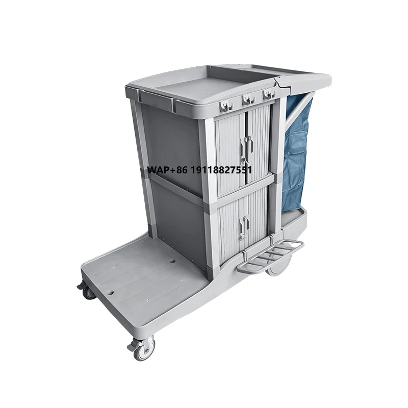 

KJ05 Cleaning Cart Multifunctional Hand Hotel Room Specific Linen Cart Cleaning Tool Cart