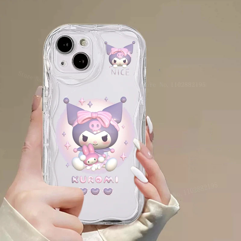 Sanrio Melody Kuromi Case for VIVO Y93 Y95 Y30 Y38 Y31 Y33S Y35 Y36 Y51 Y51S Y53S Y72 Y75 Y77 Y78 Y91C Y1S Phone Cover Cases