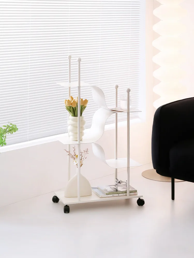 Flower stand Shelf Balcony removable wrought iron display stand Simple storage stand Creative living
