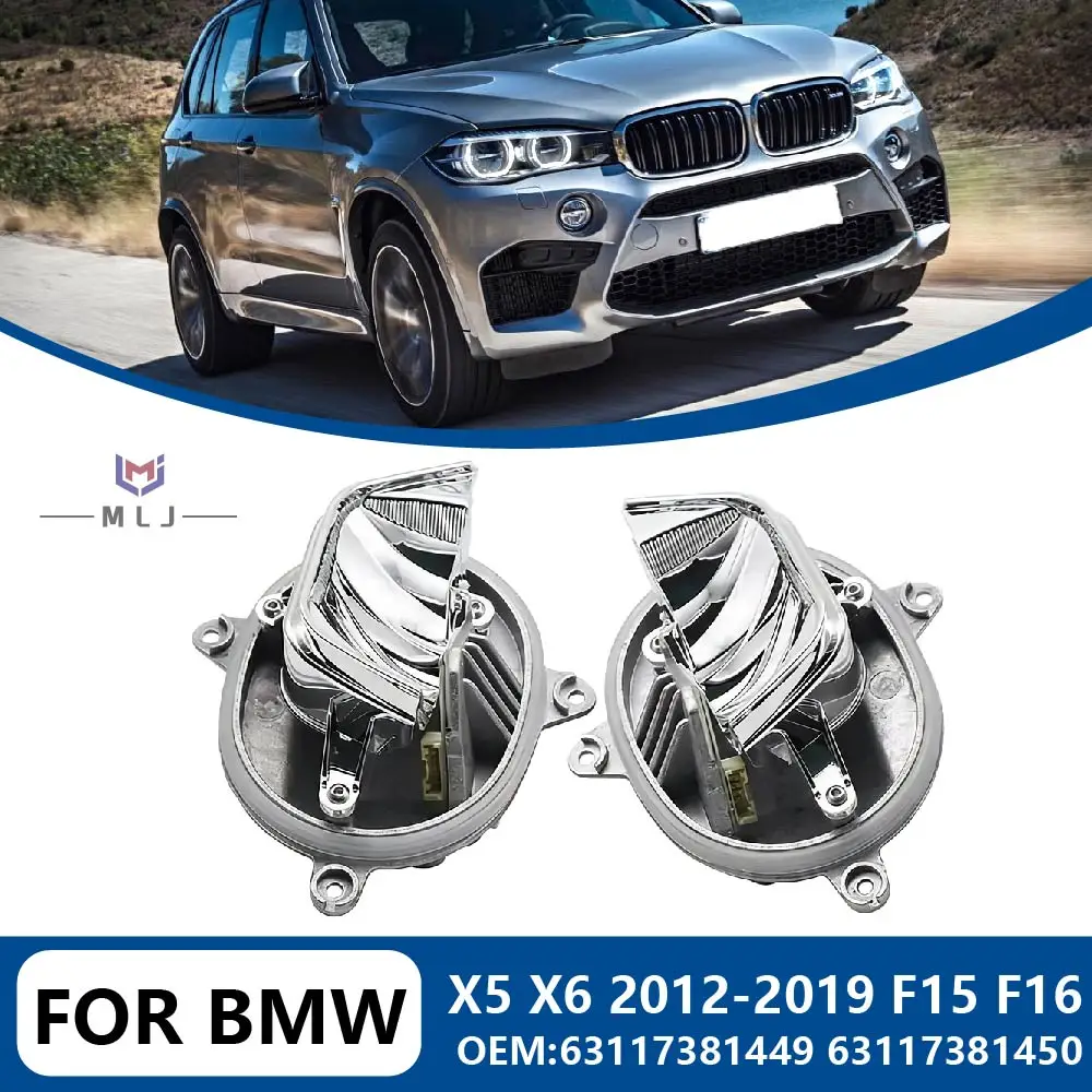 

For BMW X5 X6 F15 F16 Full LED 2012-2019 63117381449 63117381450 Cornering Light Module DRL Angel Eye Module Car Accessories