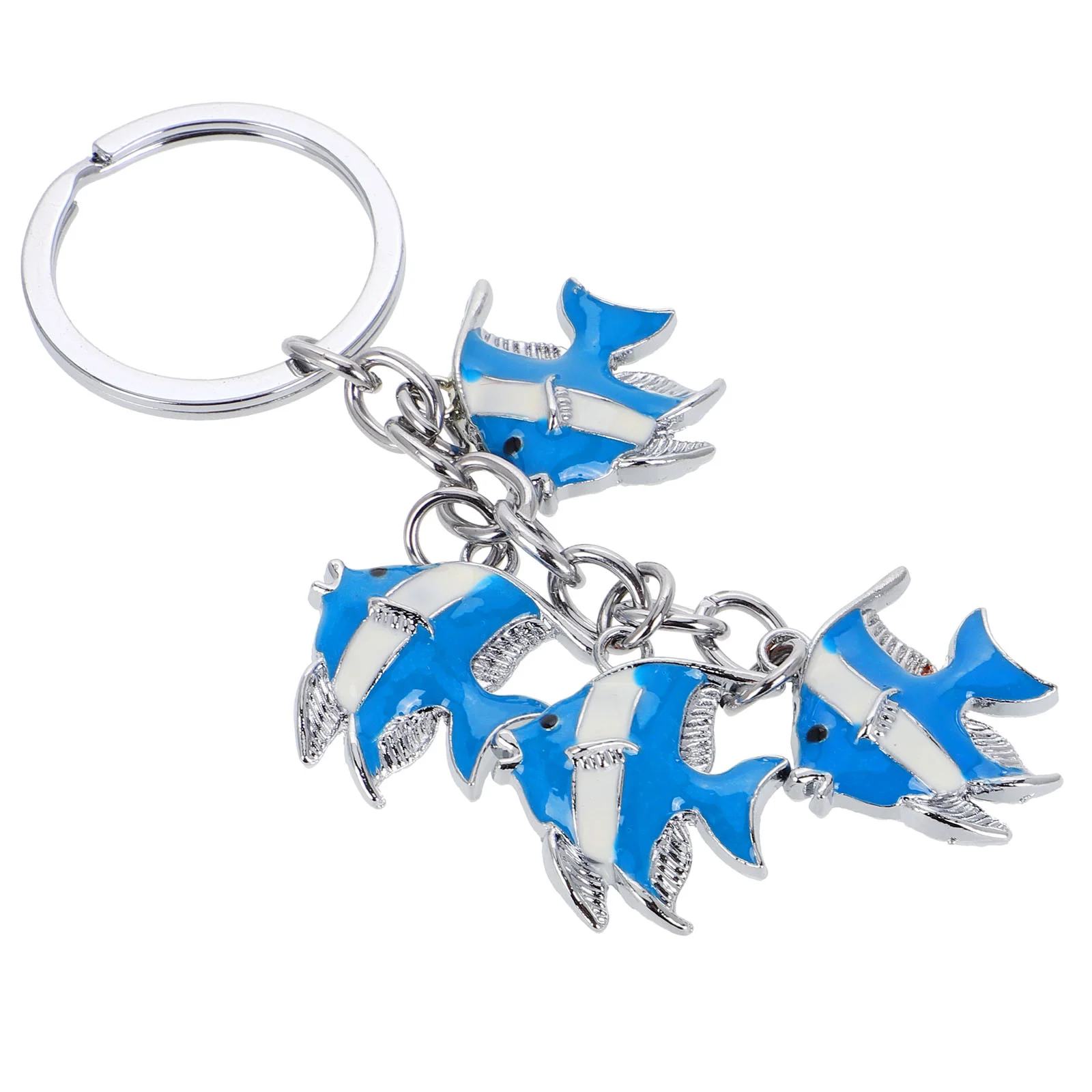 Small Fish Keychain Cute Purse Accessories Decorate Car Zinc Alloy Carnival Prizes Student Plush