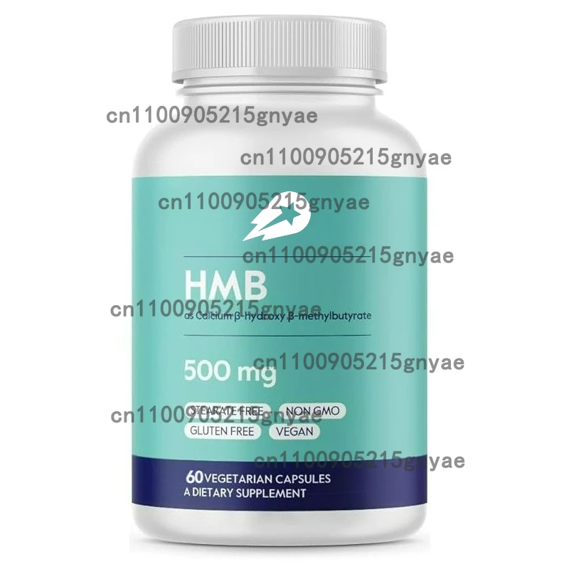 

HMB 3000 Mg and Vitamin D3 60 Capsules Promote Muscle Growth and Recovery Relieve Muscle Loss - HMB Supplement Non GMO