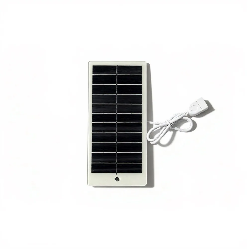 1.5W Solar Charging Panel for Outdoor Mobile Phones and Power Lights Featuring Compact Size and Weather Resistant Build