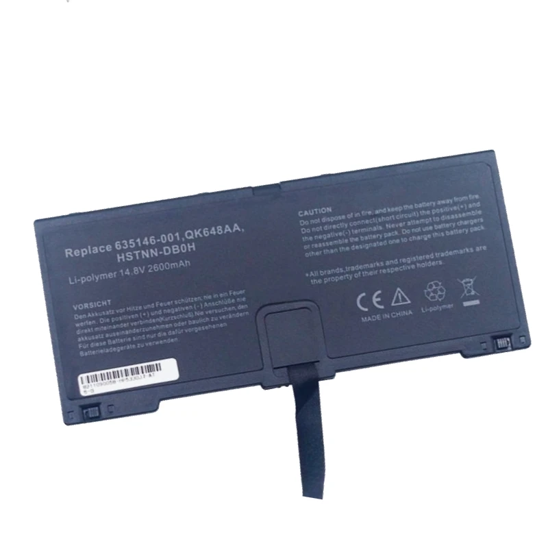 Batterie d'ordinateur portable 14.8V 2600mAh pour HP ProBook 5330M 635146-001 FN04 HSTNN-DB0H QK648AA batterie de remplacement haute Performance