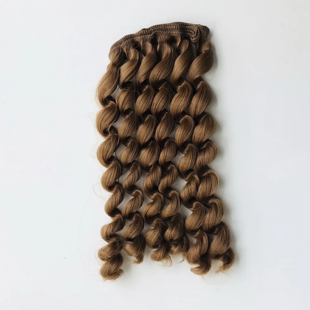 1piece 20*100CM Hair Weft for 1/3 1/4 1/6 1/12 BJD Doll DIY Curly Doll Hair Wigs Doll Accessories Hair Extensions