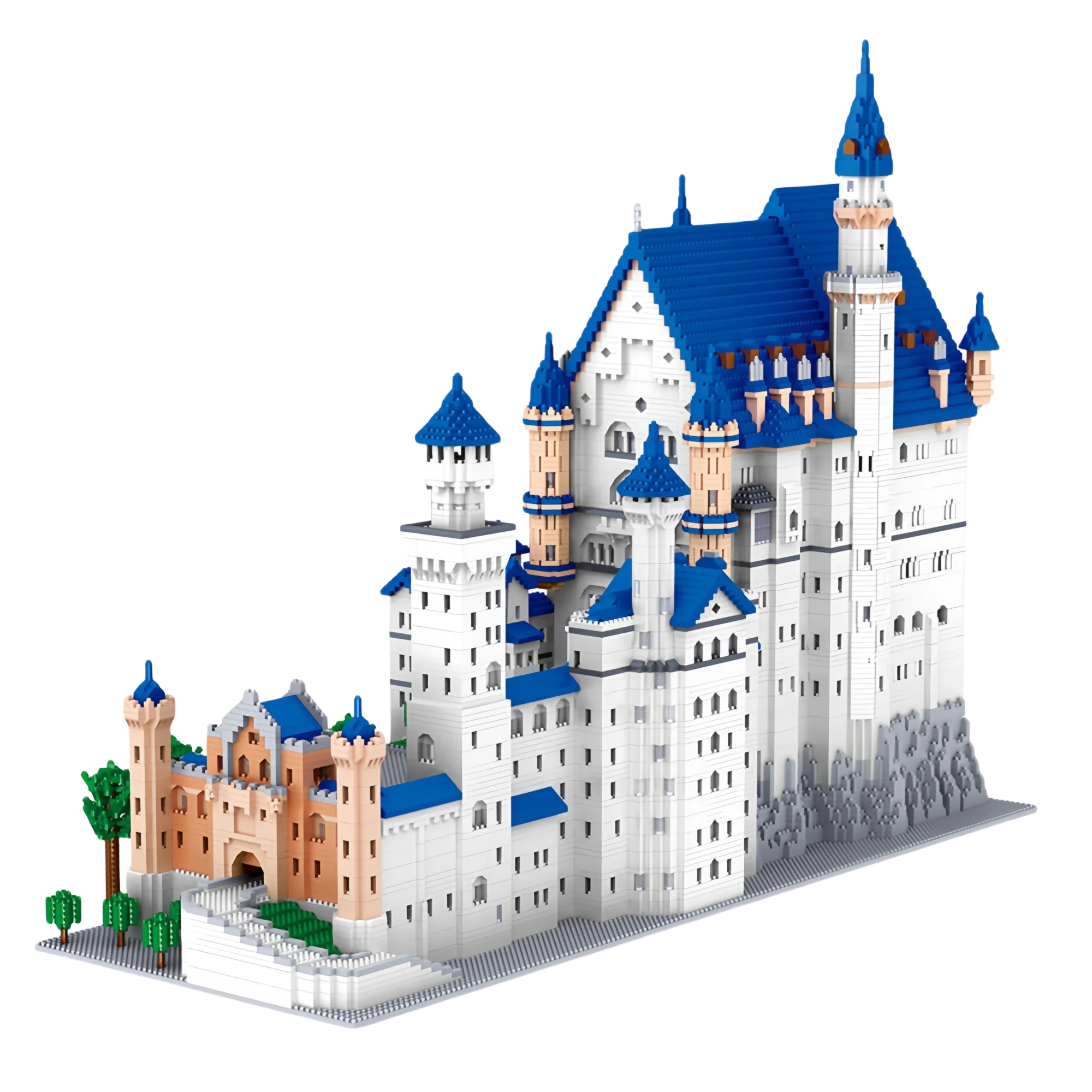Paris Notre Dame Cathedral Micro Building Blocks, 7300+ Pieces 3D Challenging Architecture Set Gift for Adults & Art Lovers