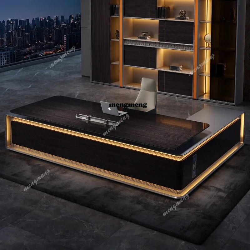 

Best seller Minimalist aesthetic boss desk light luxury lighting fashion president desk manager office supervisor desk