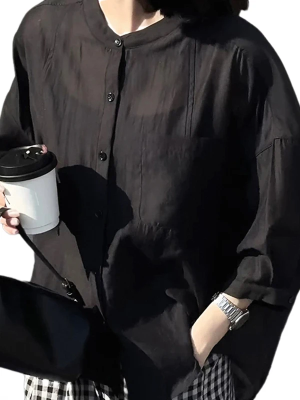 Luźna, przewiewna bluzka damska na lato, chroniąca przed słońcem, wyszczuplająca, wygodna, oddychająca, modna.