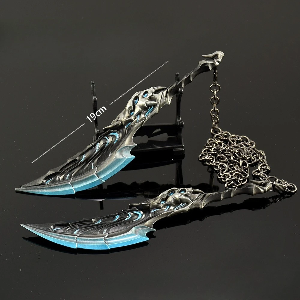 Valorant Blades of Primordia Game Peripheral 19cm Metal Melee Trainer Weapon Model Ornaments Karambit Crafts Toys Boys Gifts