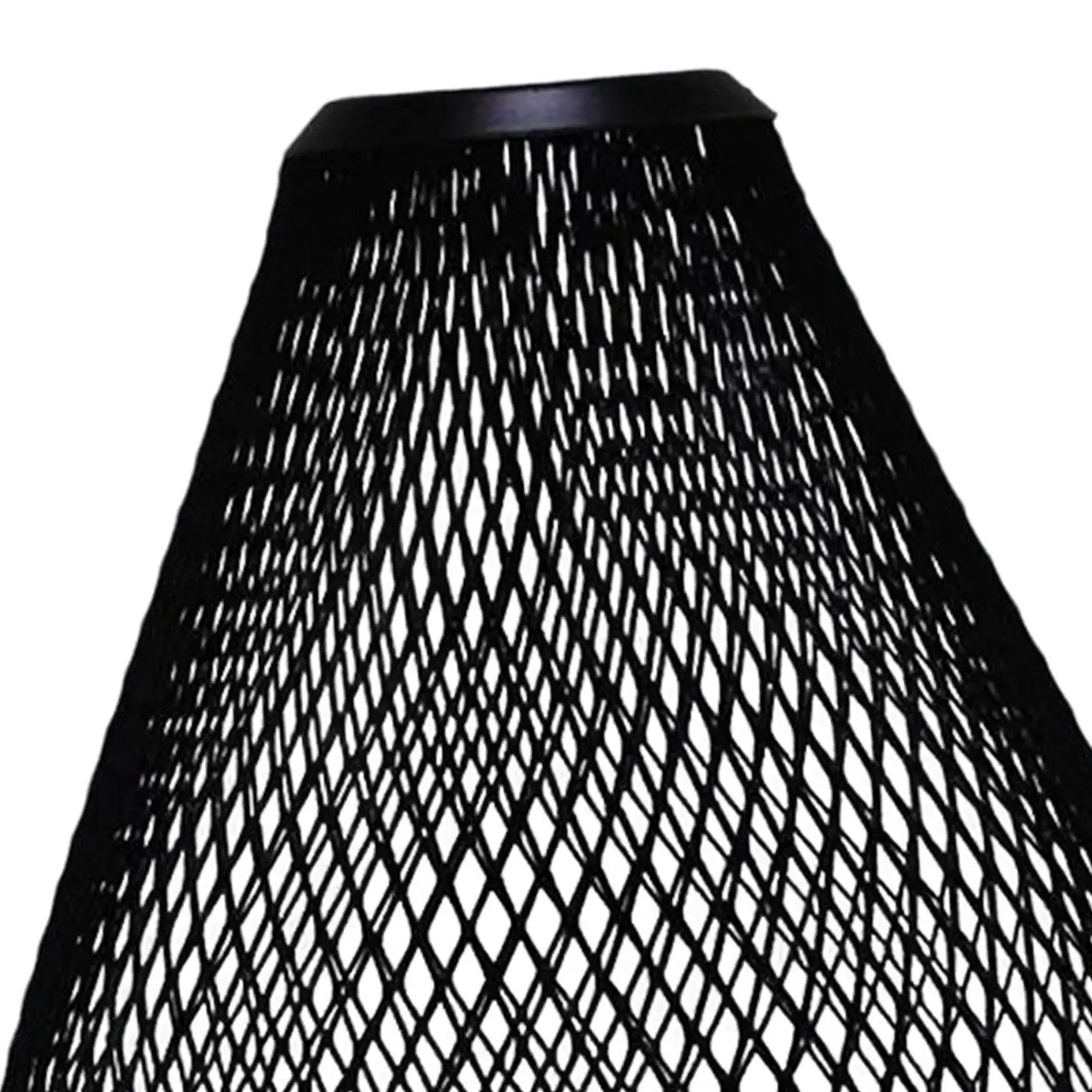 Metal Woven Lamp Shade Pendant Light Cage Black Iron Bulb Cover for Kitchen Island Bar Restaurant Hotel Decor