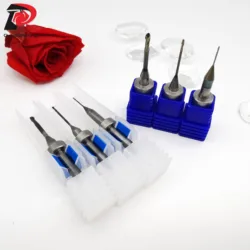 Dental Cad Cam Zirconia Wax PMMA Tungsten Carbide Made Upcera X5 CVD DC DLC SHC Coating Milling Burs