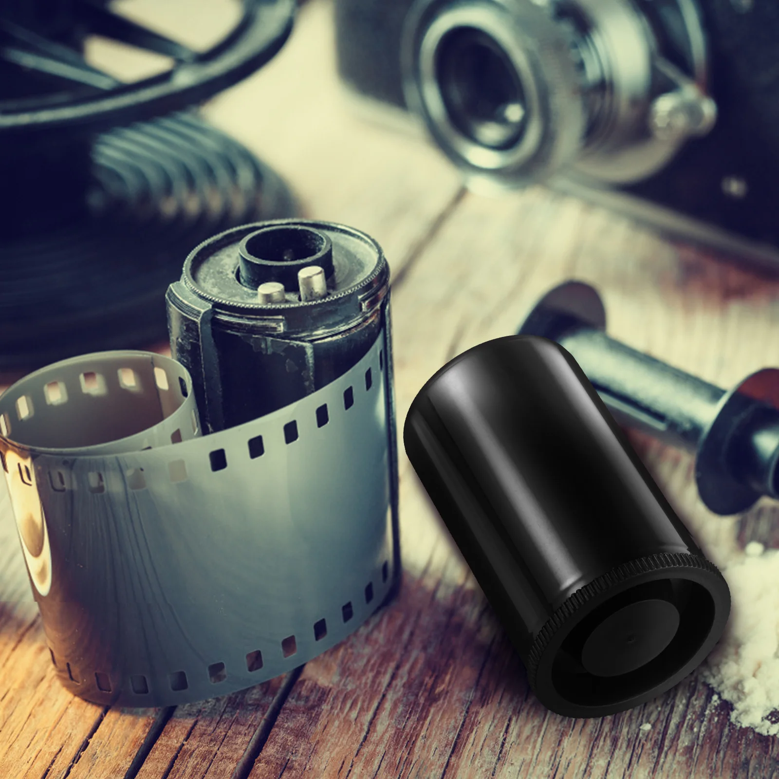 

20Pcs Empty Film Canisters with Caps Store Camera Films Buttons Rings Portable Outdoor Use Film Canisters Empty Camera Container