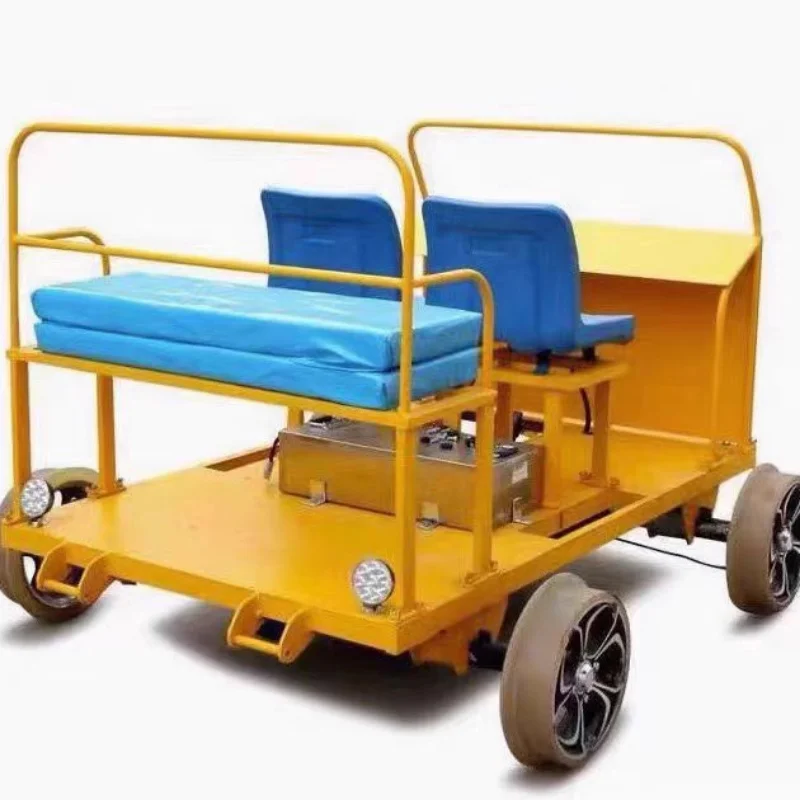 

Train railway transport car greenhouse rail car electric remote control truck vegetable flat track