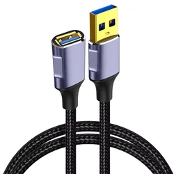 USB Extension Cable USB 3.0 Cable Male to Female Extender Cord for Smart TV PS4 PS3 Xbox One SSD Laptop Extension Data Cable