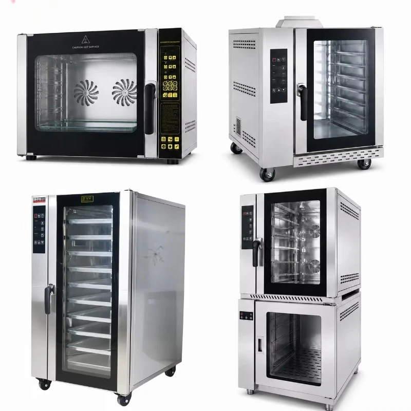 Buy  Commercial 4/5/8/10/12 Tray Convection Oven with Steam Function for Bread Cake Pastry Unox Style Combi Fan Oven Price