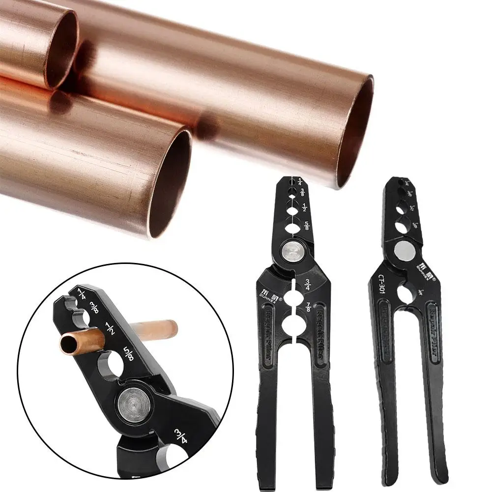 Imagem -02 - Copper Tube Rounder Alicate de Substituição de Tubo Liso Ferramenta de Refrigeração Reparação de Tubo Redondo Ferramentas de Reparação de ar Condicionado