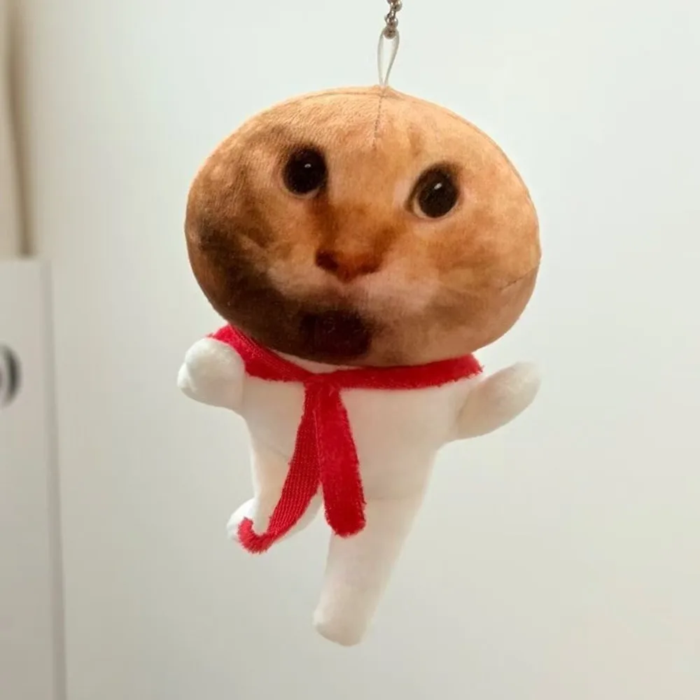 

10 см зеленый чужой кот поза мягкий красный шарф чужой котенок мультфильм деформируемый уродливый милый плюшевый брелок аниме фанаты подарки